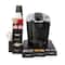Mind Reader Black 2-Piece Single Serve Coffee Pod Drawer and Condiment Organizer Caddy Station